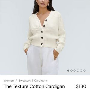 Everlane The Texture Cotton Cardigan